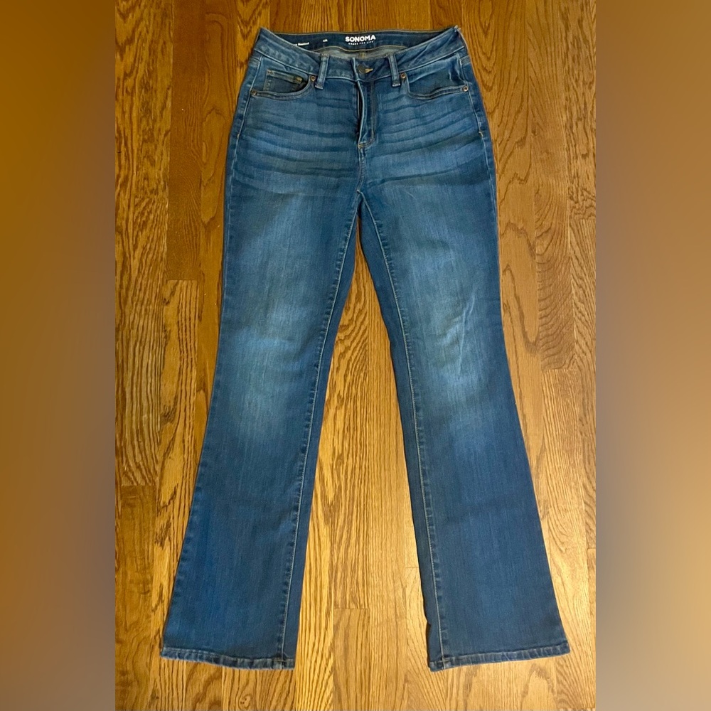 Sonoma High Rise Curvy Boot Cut Jeans